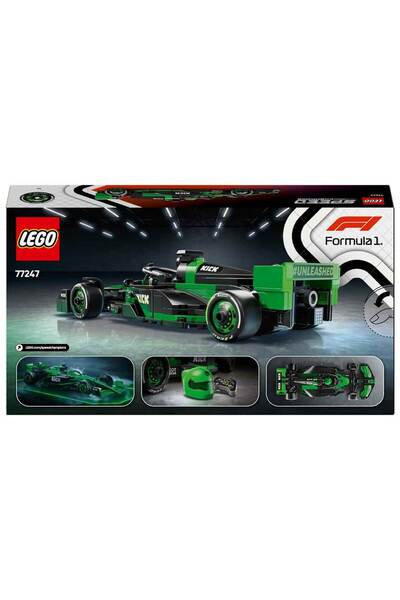 LEGO Speed Champions KICK Sauber F1 Team C44 Yarış Arabası 77247 - 10 Yaş ve Üzeri Çocuklar i�