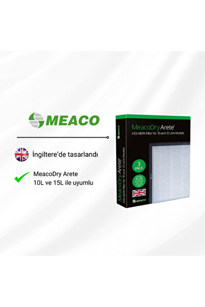 Meaco Dry Arete One 10L ve 12L Hepa Filtre