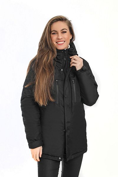 firststops Sports Women's Black Polosh Hooded Water and Windproof Coat