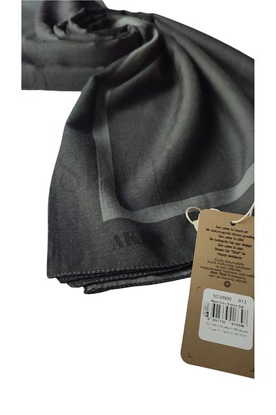 Aker Anthracite Plain Cotton Shawl - 911 Model