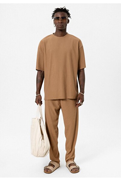 VAMOSCLO Basic Oversize Ottoman Takım Taba