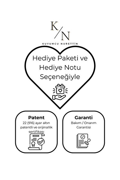 kuyumcu nurettin 1,90 gr (GRAM) Aynalı Kolye Zincir 22 Ayar Altın 60 cm