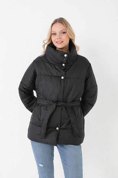 firststops Waterproof Wind Reef Oversize Bomber Parka with Sports Headphones Women