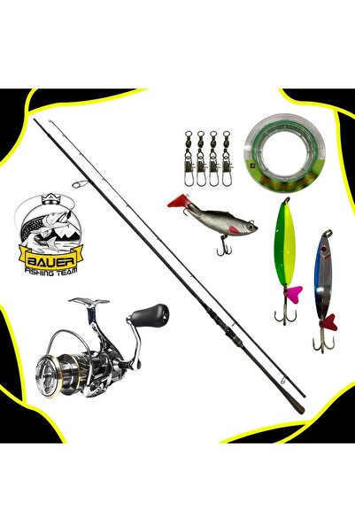 Çabukav Bauer Rocha 4000 Quadro 270 Cm 15-40 Gr Spin Olta Takımı Seti