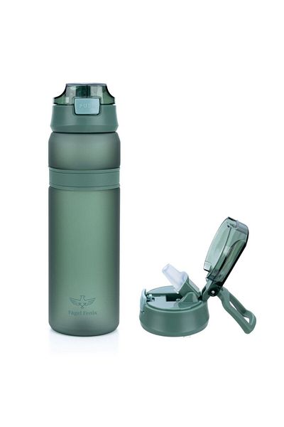 Fagel Fenix Double Lid Prasinous Matte 850 ml Tritan Water Bottle