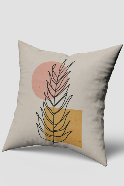 EsnafAli Πορτοκαλί Μποέμικο Μοτίβο Μαξιλαροθήκης Ριχτάρι