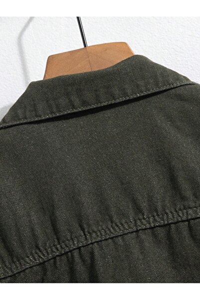 WKM Men's Jean Denim Standard Fit Buttoned Denim Jacket with Pockets