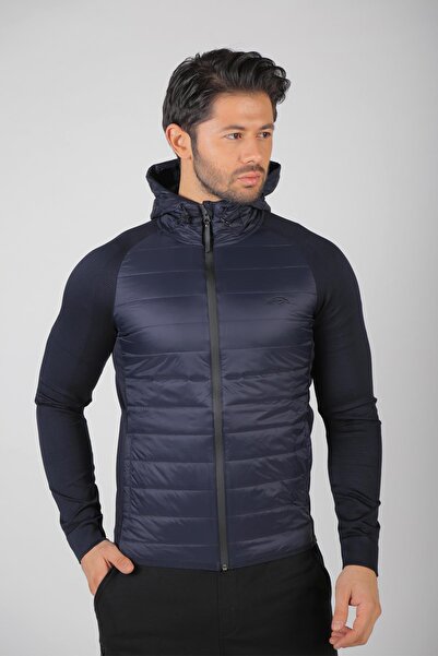 MARATON SlimFit Erkek Kapüşonlu Lacivert Ceket