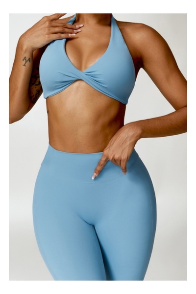 KAWN YOGA سراويل رياضية نسائية عالية الخصر بدون درزات للتمرين واليوغا والتحكم...