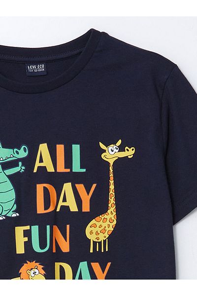 LC Waikiki New Season Crew Neck Boy's T-Shirt - S5Ja77Z4