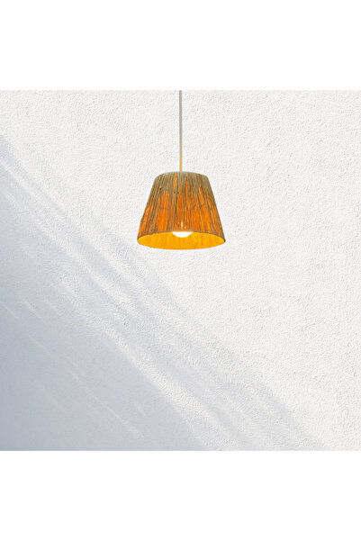 Maison Avf Lipsi Bohem Modern Hasır Rafya Avize 15 cm