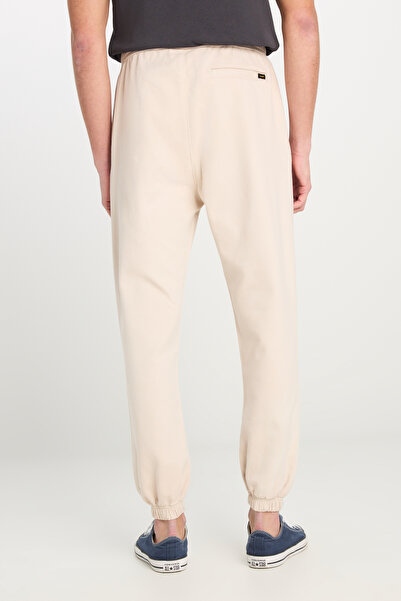 Lee Regular Fit Normal Kesim Ribanalı Paça Taş Rengi Jogger Pantolon