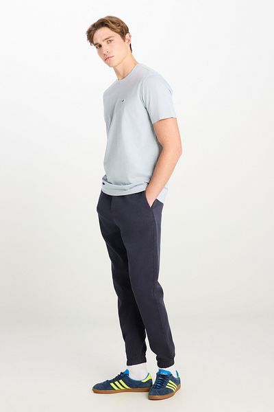 Lee Παντελόνι Jogger Regular Fit Regular Cut Ribbed Leg Navy Blue