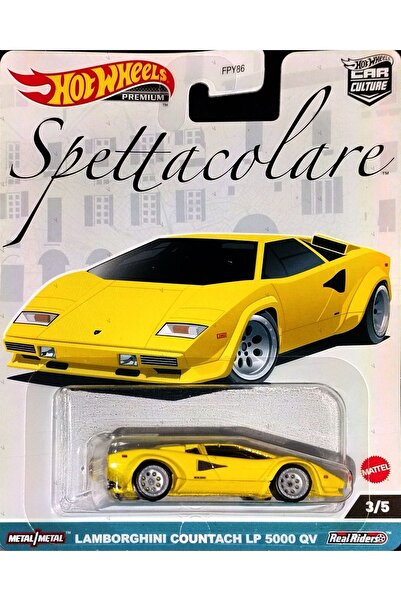 HOT WHEELS Premium Car Culture Spettacolare Lamborghini Countach LP 5000 QV F...