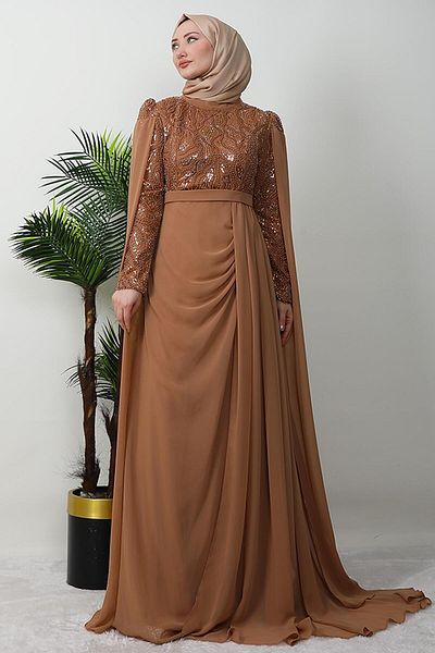 GİYZAMİLA Βραδινό φόρεμα Münteha Hijab Μαύρισμα