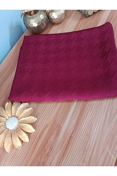 Blotch Hijab Style Modern and Stylish Latest Fashion Closed Patterned Red Jacquard Shawl