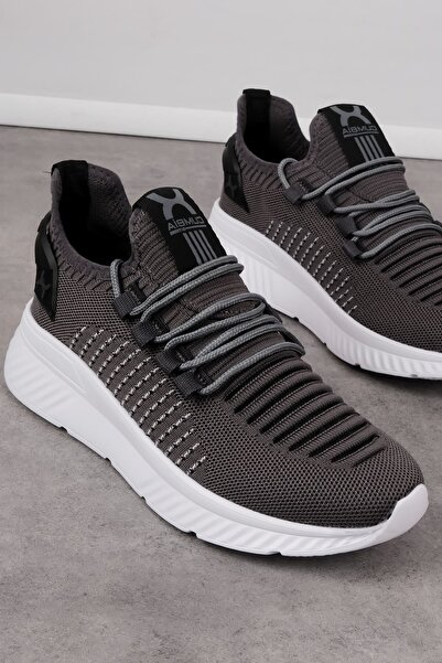 Lal Shoes & Bags Жіночі прозорі трикотажні кросівки з тюлевими деталями Martin - FÜME