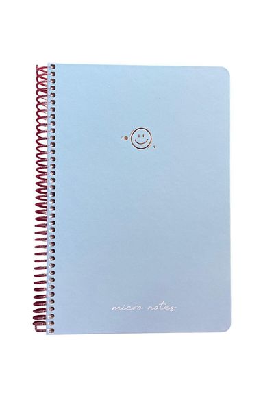 Gıpta Micro Notes Spiral Hard Cover 17X24 100Yp (. 1 Checkered + 1 Striped) Set