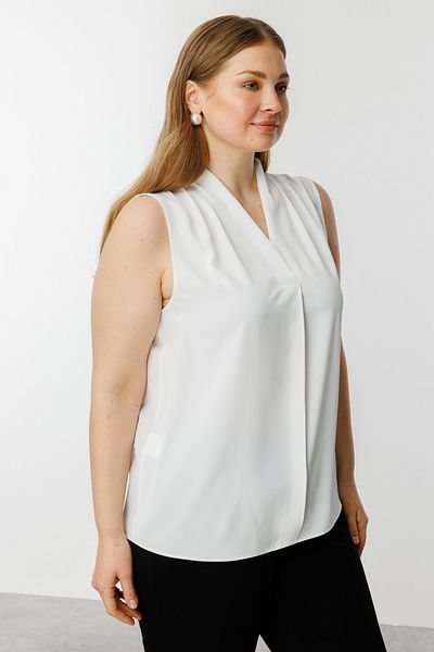 Ekol V-Neck Satin Blouse