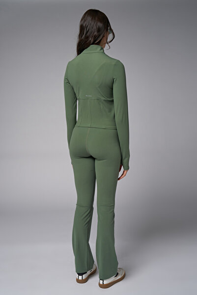 bilcee Πράσινο αθλητικό μπουφάν Slim Fit 4187