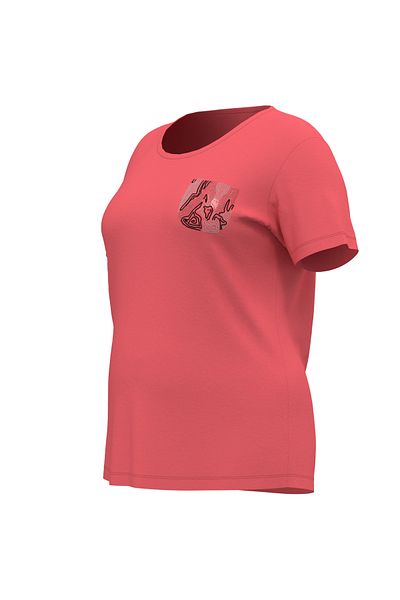 bilcee Γυναικείο μπλουζάκι Camellia Plus Size Pocket Stone 4095