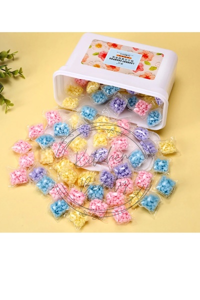 Kitchen Beauty 50 adet Çamaşır Kokusu Ve Parfümü Boncuk Taze Temiz Harika Kokulu Giysi Dolap Kokusu Anti Statik