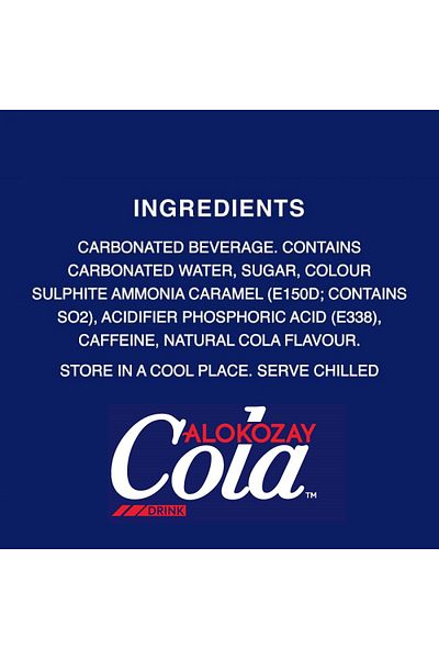 Alokozay Cola Regular 250ml X Pack of 6 Cans