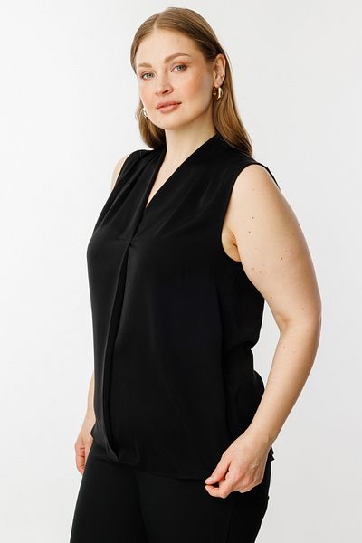 Ekol V-Neck Satin Blouse