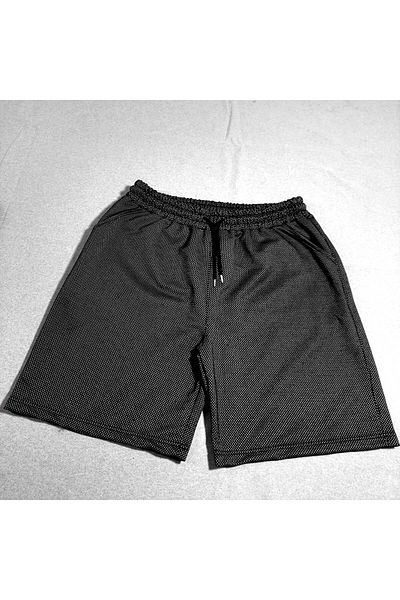 SURMARİ Μαύρο-Γκρι σορτς 2 τεμαχίων Rain Pattern Comfortable Fit