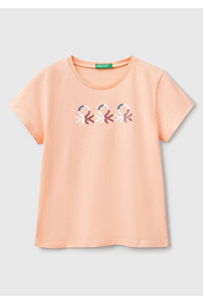 Benetton Детска тениска за момичета