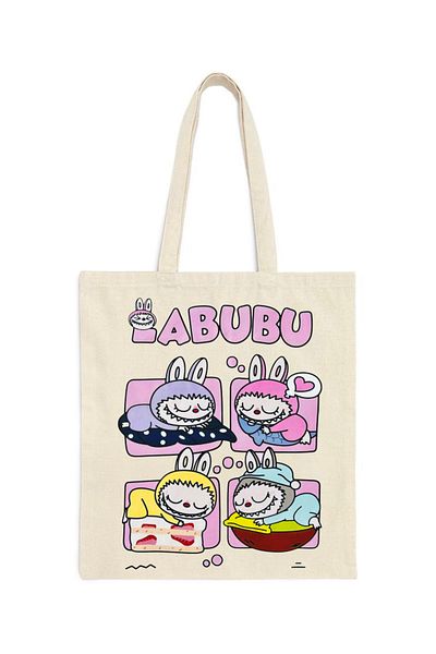 EFBUTİK Τύποι υφασμάτινων τσαντών - Labubu Sleepy