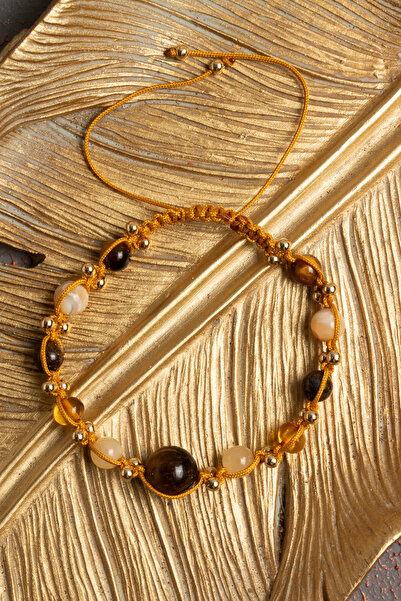 ÇAKRA DOĞAL TAŞ Sertifikalı Doğal Kaplan Gözü, Kehribar, Sedef ve Kalsit Taşı...