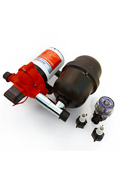 Seaflo 24 Volt 2 Lt Tanklı Otomatik Hidrofor, 11.3Lt 3.1Bar Tekne, Karavan Hi...