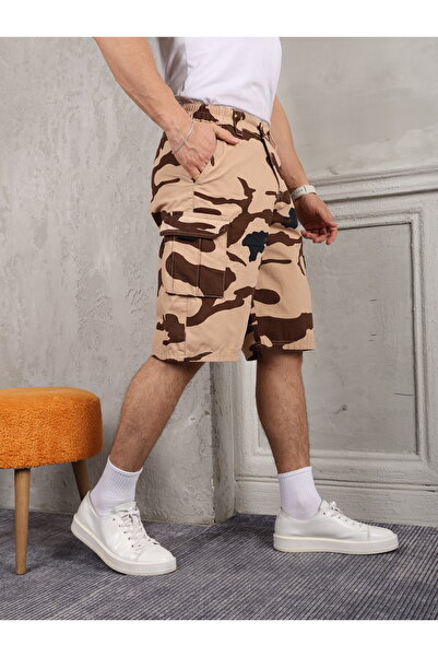FRANKNESS JNS Erkek Kargo Şort Kamuflaj