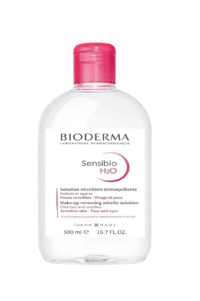 Bioderma مزيل مكياج سينسيبيو H2O من بيوديرما، 500 مل