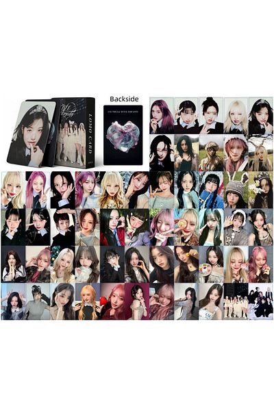 Kpop Dünyasi مجموعة بطاقات IVE ''Empathy'' مطبوعة ثلاثية الأبعاد بالليزر/Lomo