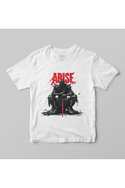 SVART WEAR تي شيرت للأطفال بتصميم الرسوم المتحركة Solo Leveling