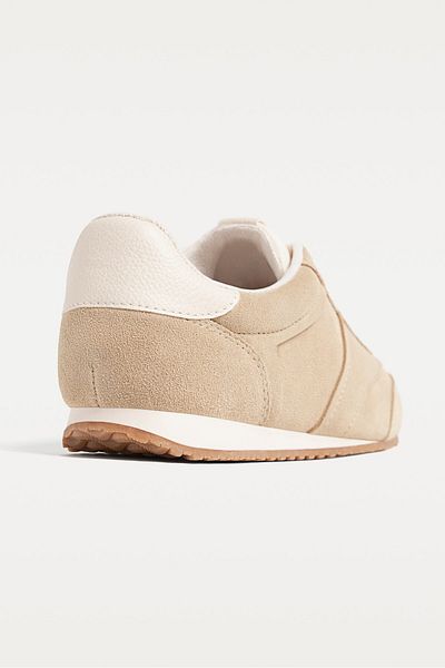 Stradivarius Soft leather trainers