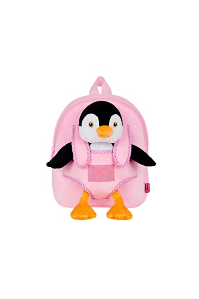 Perletti Ghiozdan grădiniță, Perletti, model Pinguinul Peggie, 27 cm, colecția Perletti Toys