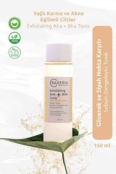 raxeria Aha & Bha Ve Siyah Nokta Gözenek Sıkılaştırıcı Salisilik Ve Glikolik ...