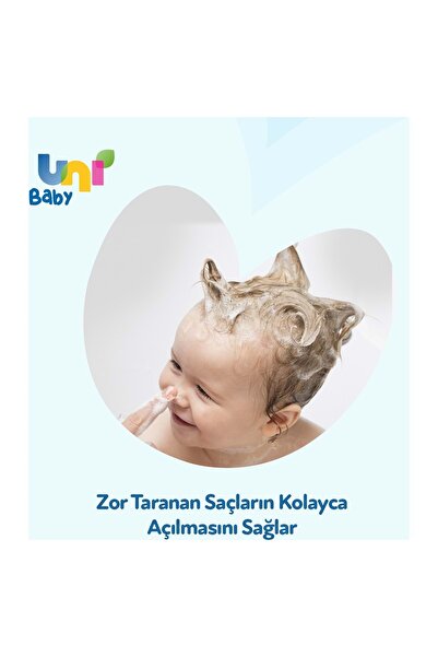 Uni Baby Bebek Kolay Tarama Saç Ve Vücut Şampuanı 700ml (POMPALI) (3 LÜ SET)