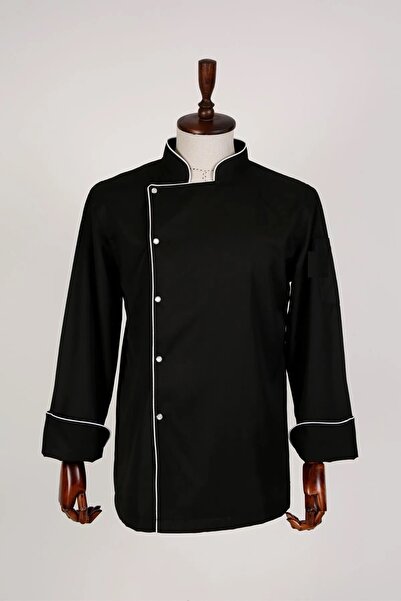 Genel Markalar Erkek Siyah Şef Aşçı Ceket