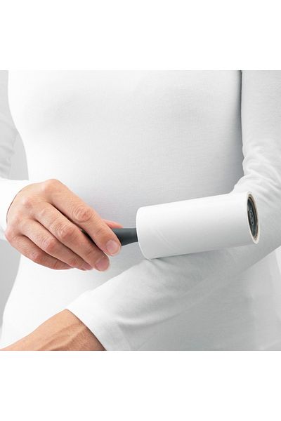 IKEA BASTIS Lint Roller, Grey – 40 Sticky Sheets, Removes Pet Hair, Dust & Lint, Portable & Easy to Use