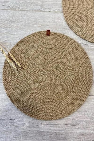 Miabella Home Placă de răchită American Service, rotundă 33x33 cm sub farfurie