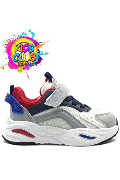 Cool Evo-Toti Sneaker Orthopedic Sole Unisex Children's Sports Shoes White-Dark Blue