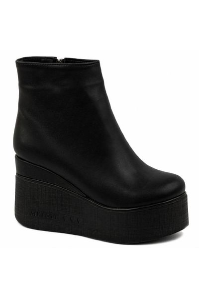 ADA MODA Women's boots with eco-leather platform