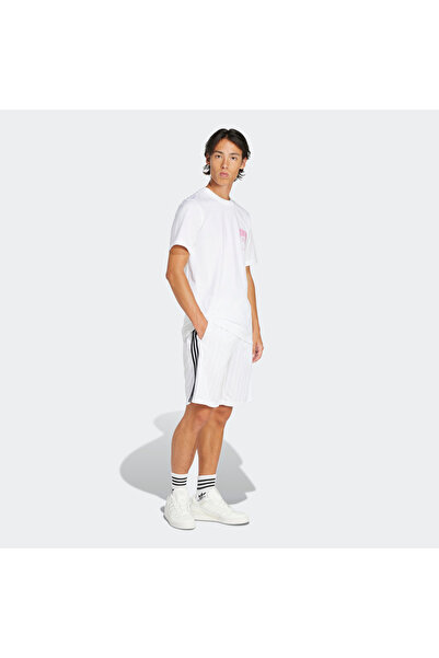 adidas Ανδρικό λευκό μπλουζάκι μόδας Trefoil Series (JD0665)