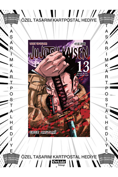 Gerekli Şeyler Yayıncılık Özel Kartpostal Hediye - Jujutsu Kaisen 13. Cilt - ...