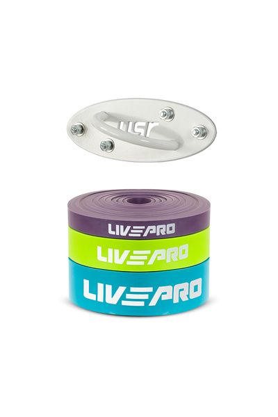 LIVEPRO Lp8410-2 Set de 3 dispozitive de fixare pe tavan cu rezistență din ca...