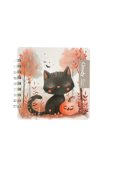 Gıpta Cloudy Spiral Hard Cover 16X16 cm 100 Yp Notebooks